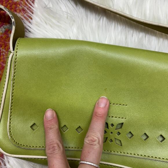 Vintage Y2K 2000s Green Mini Shoulder Bag Purse - Picture 8 of 9